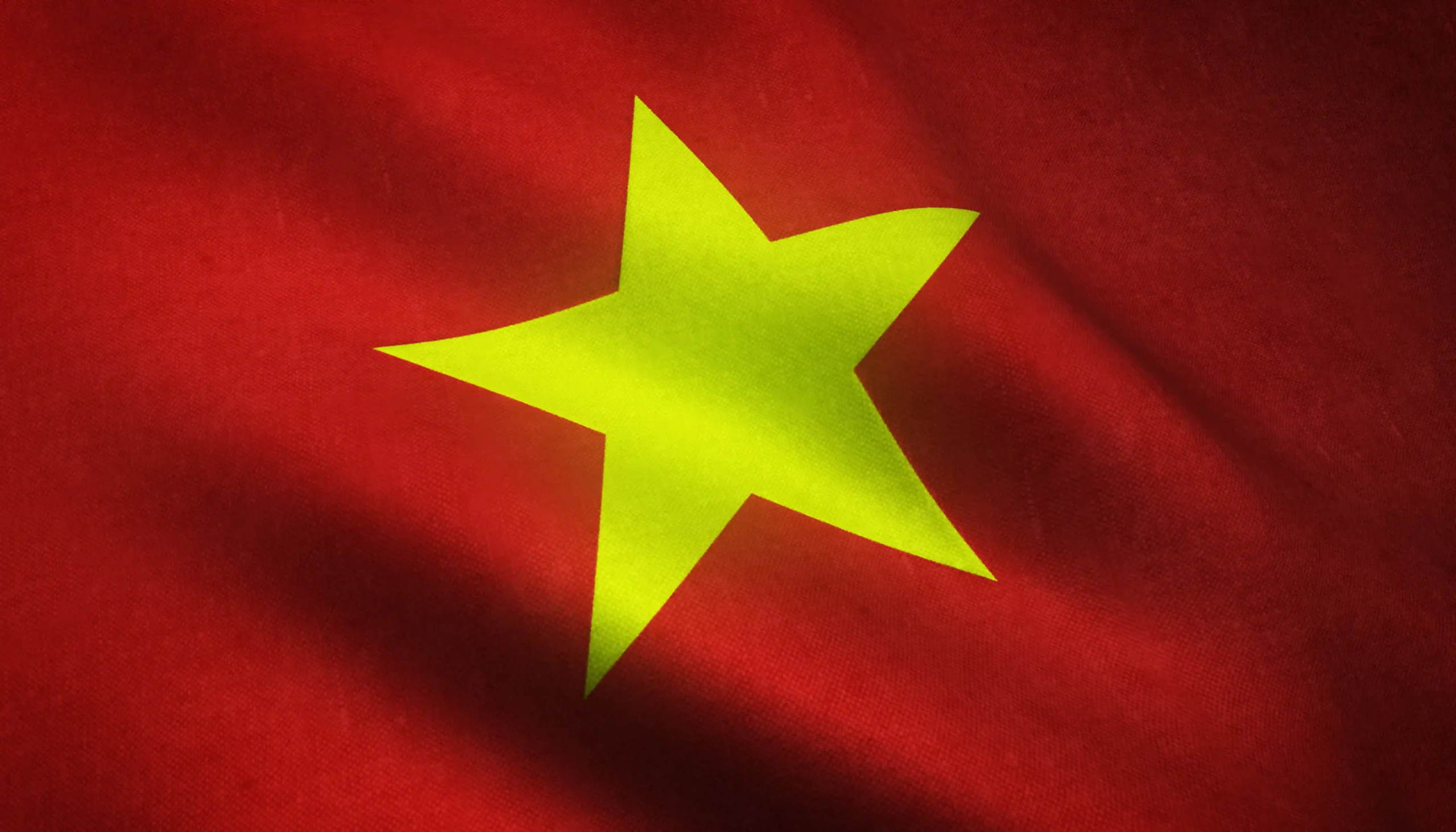 realistic flag vietnam1